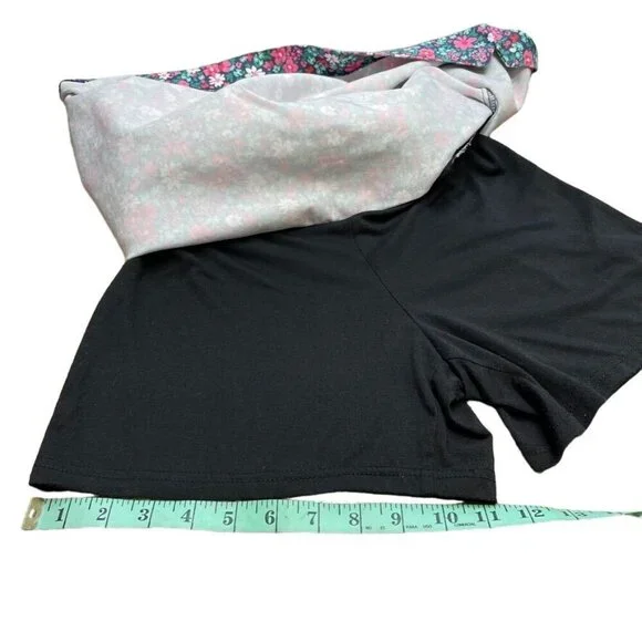 Croft & Barrow Women Pink Floral Skorts Skirt Size 8 - Colorful Spring / Summer - Picture 8 of 10